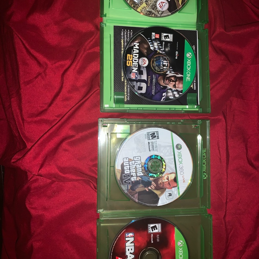 4 Xbox games one being a 360 game